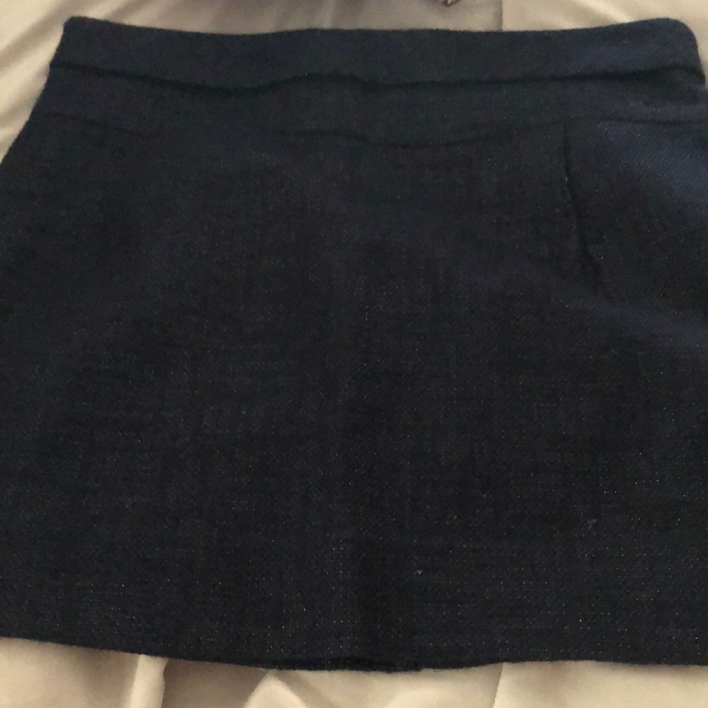 Navy j crew cute mini skirt
